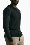 Maglia in lana e cashmere lavata nero men Mauro ottaviani - 4
