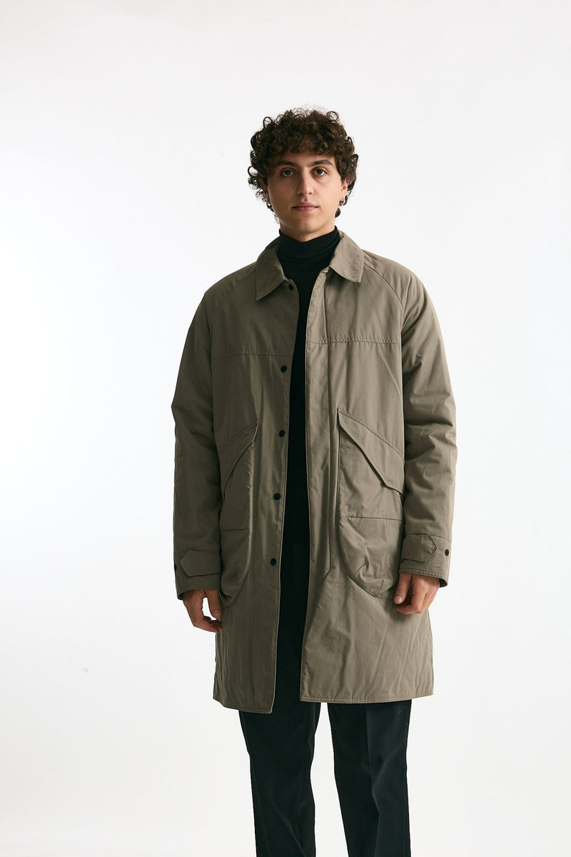 Soprabito monopetto beige men Paltò - 1