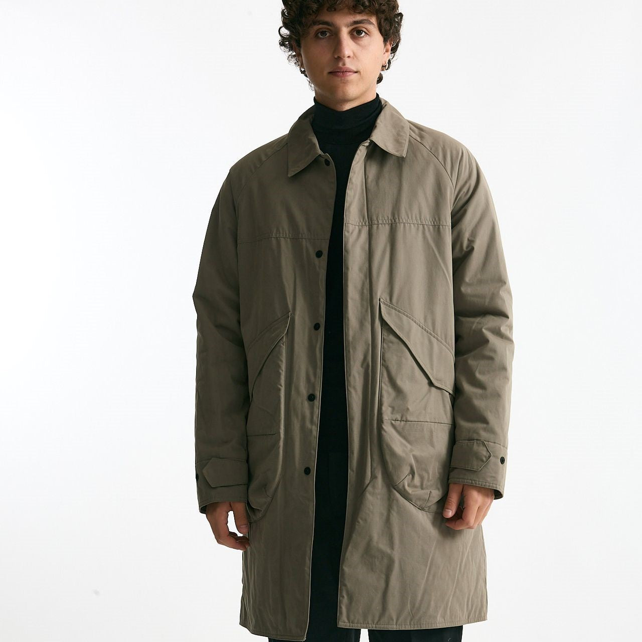 Soprabito monopetto beige men Paltò - 8