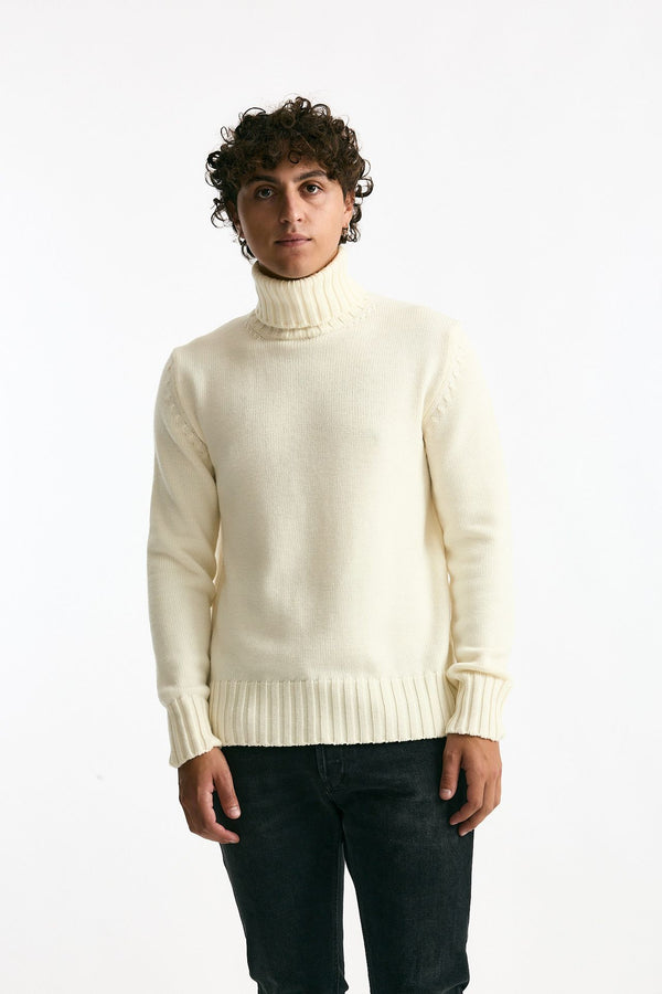 Dolcevita in lana bianco men ( p - s )