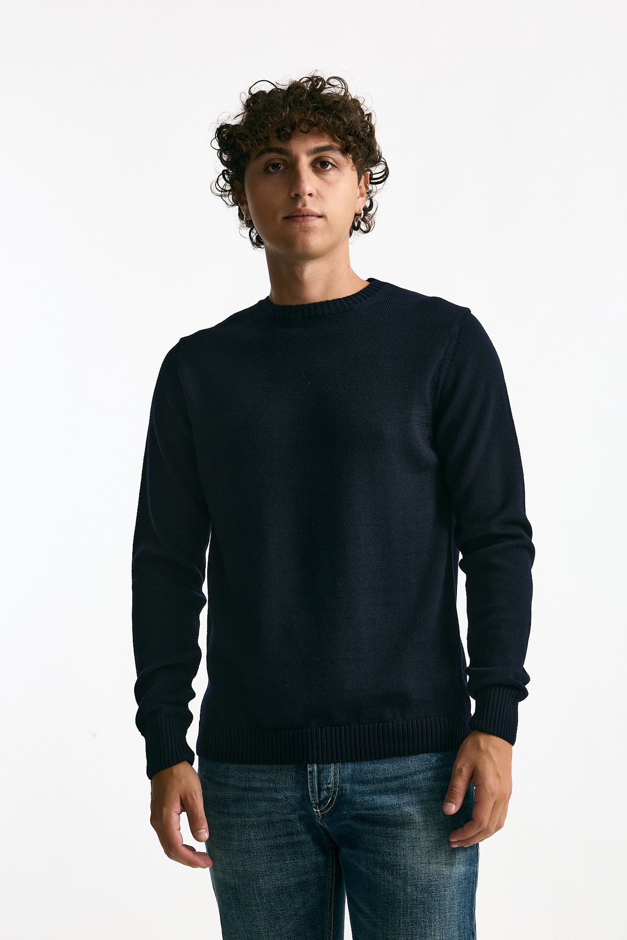 Maglia in lana blu men ( p - s ) - 1