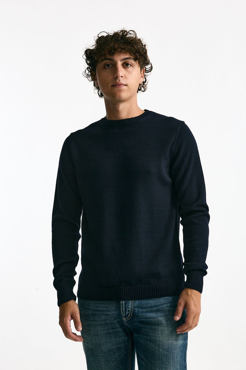 Maglia in lana blu men ( p - s ) - 1