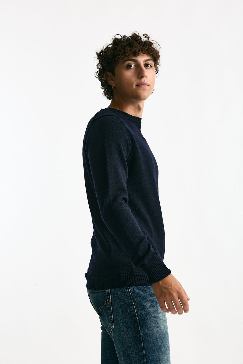 Maglia in lana blu men ( p - s ) - 3