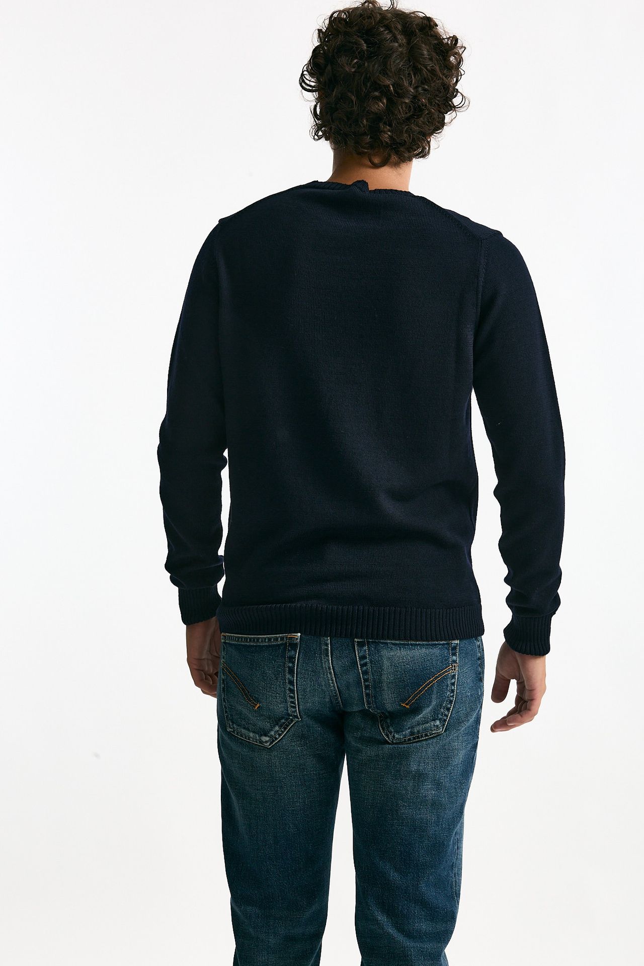 Maglia in lana blu men ( p - s ) - 4