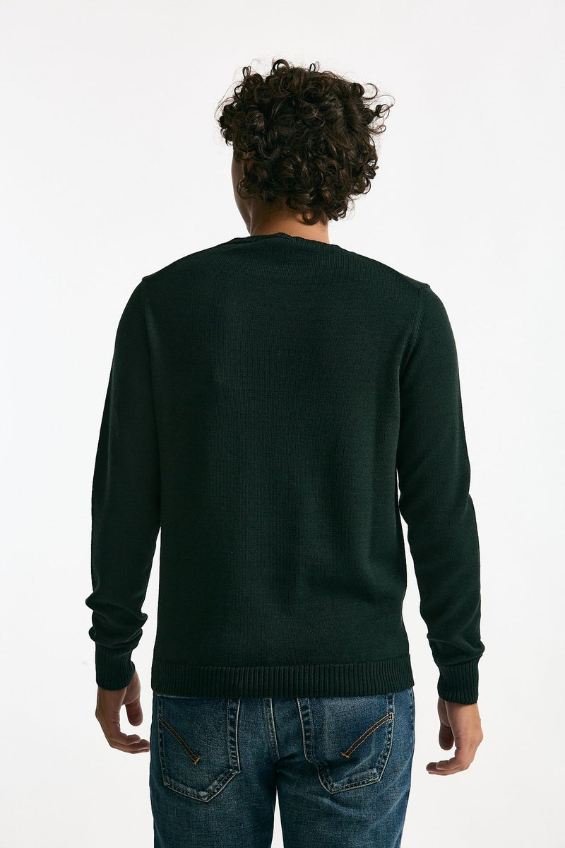 Maglia in lana verdone men ( p - s ) - 4