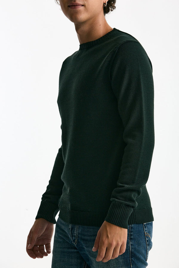 Maglia in lana verdone men ( p - s )