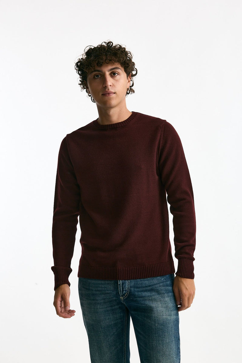 Maglia in lana bordeaux men ( p - s ) - 1