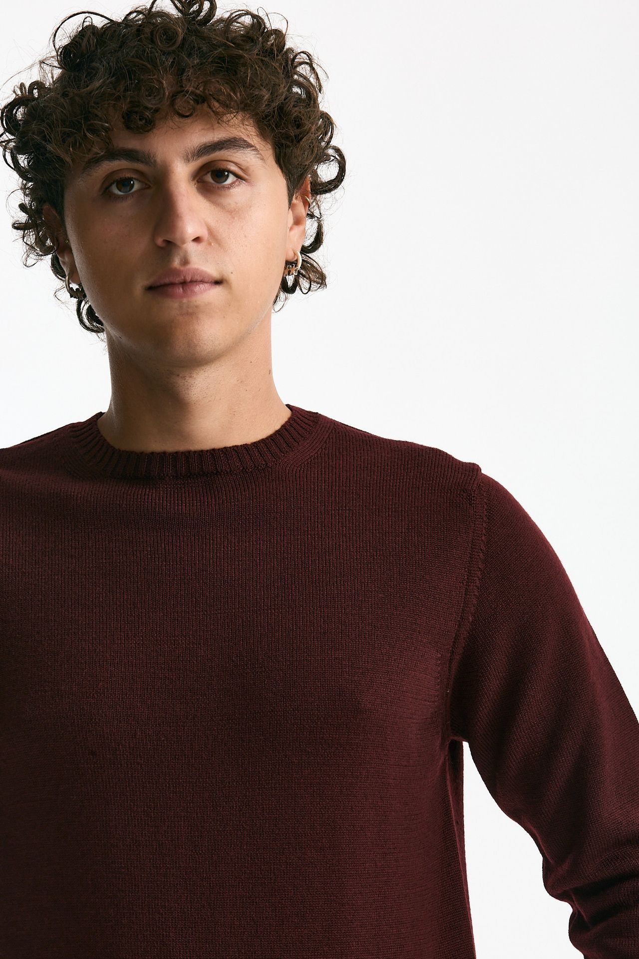 Maglia in lana bordeaux men ( p - s ) - 5