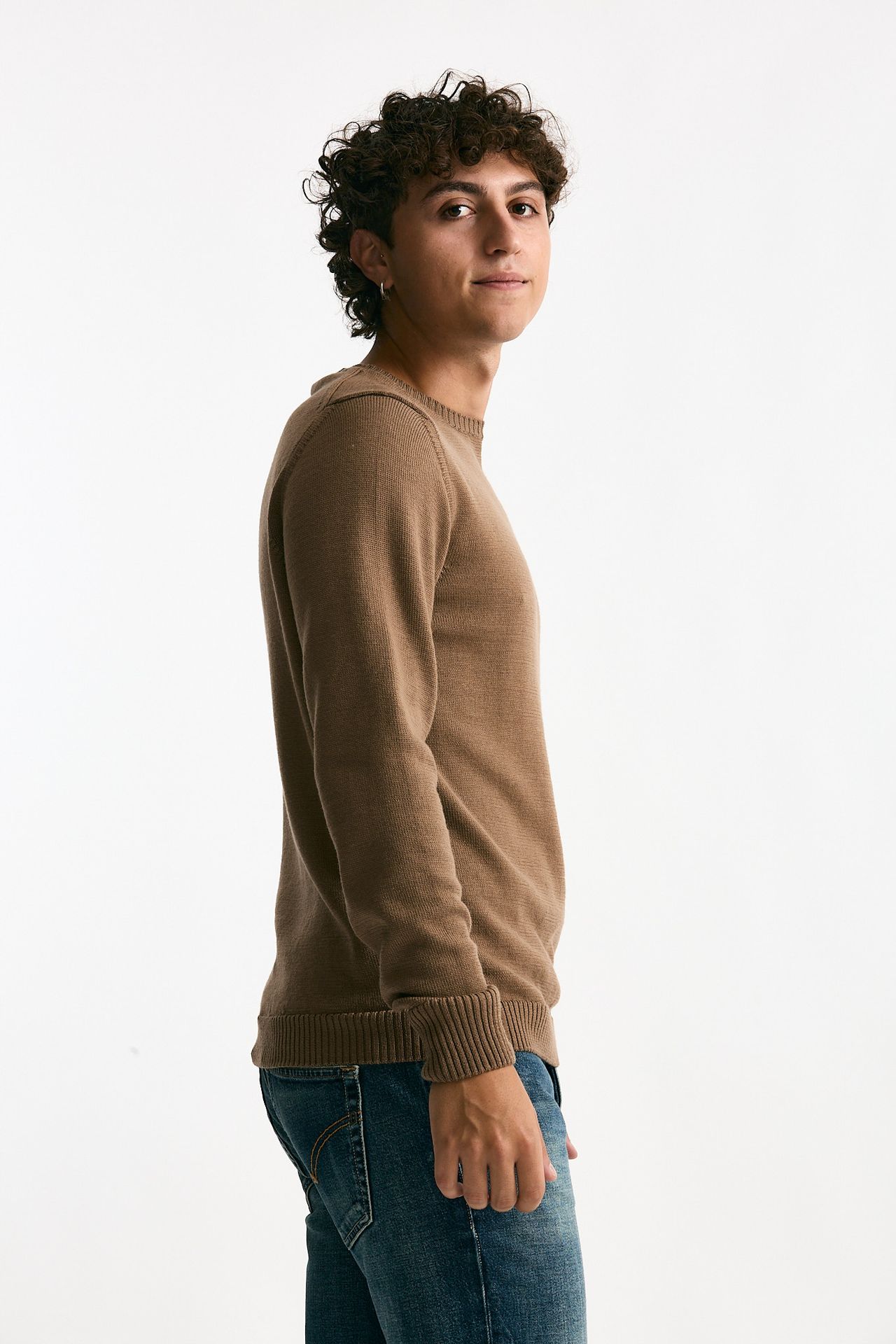 Maglia in lana beige men ( p - s ) - 2