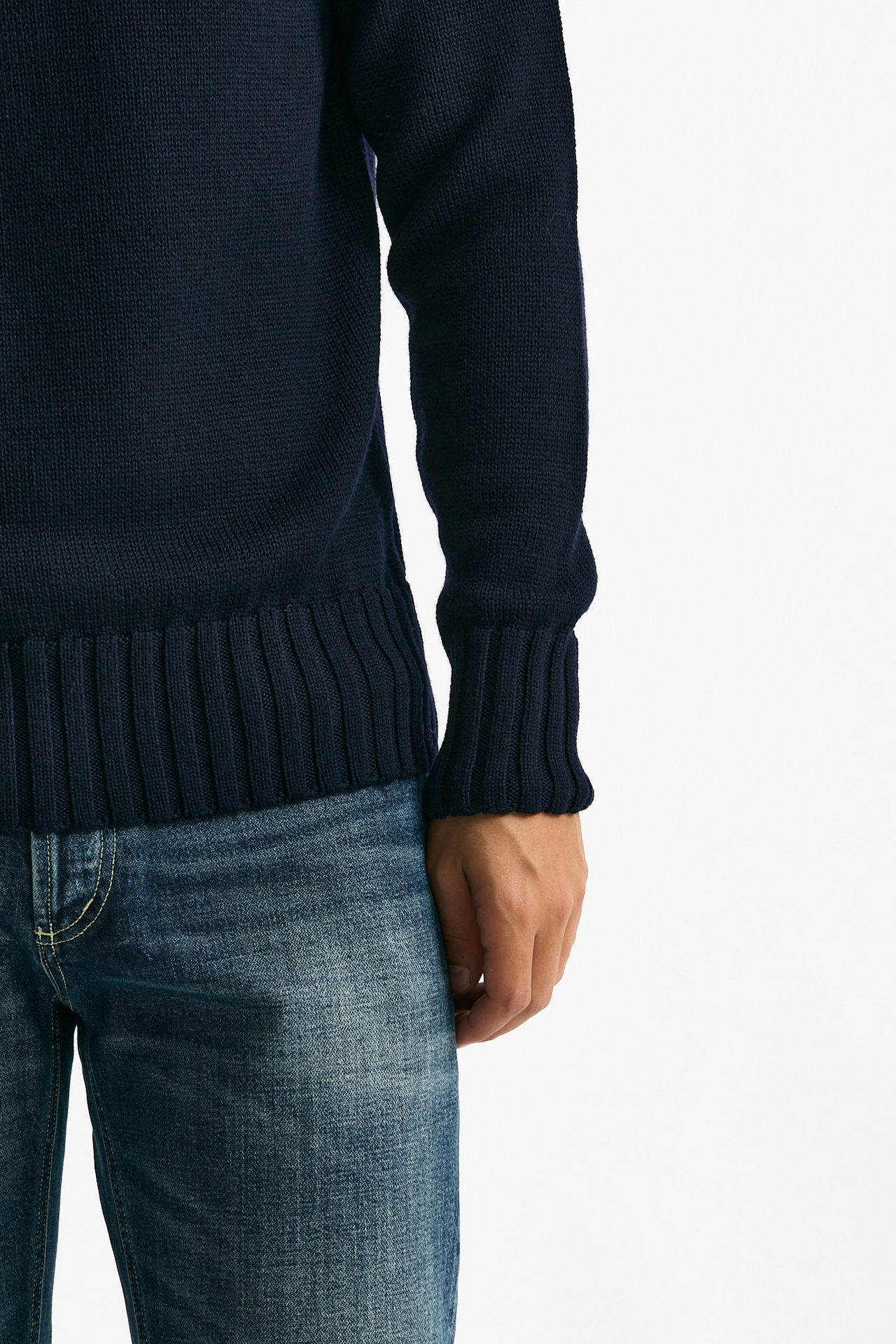 Dolcevita in lana blu men ( p - s ) - 6