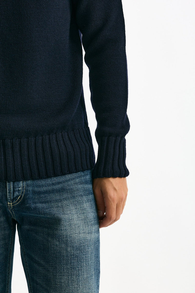 Dolcevita in lana blu men ( p - s ) - 6