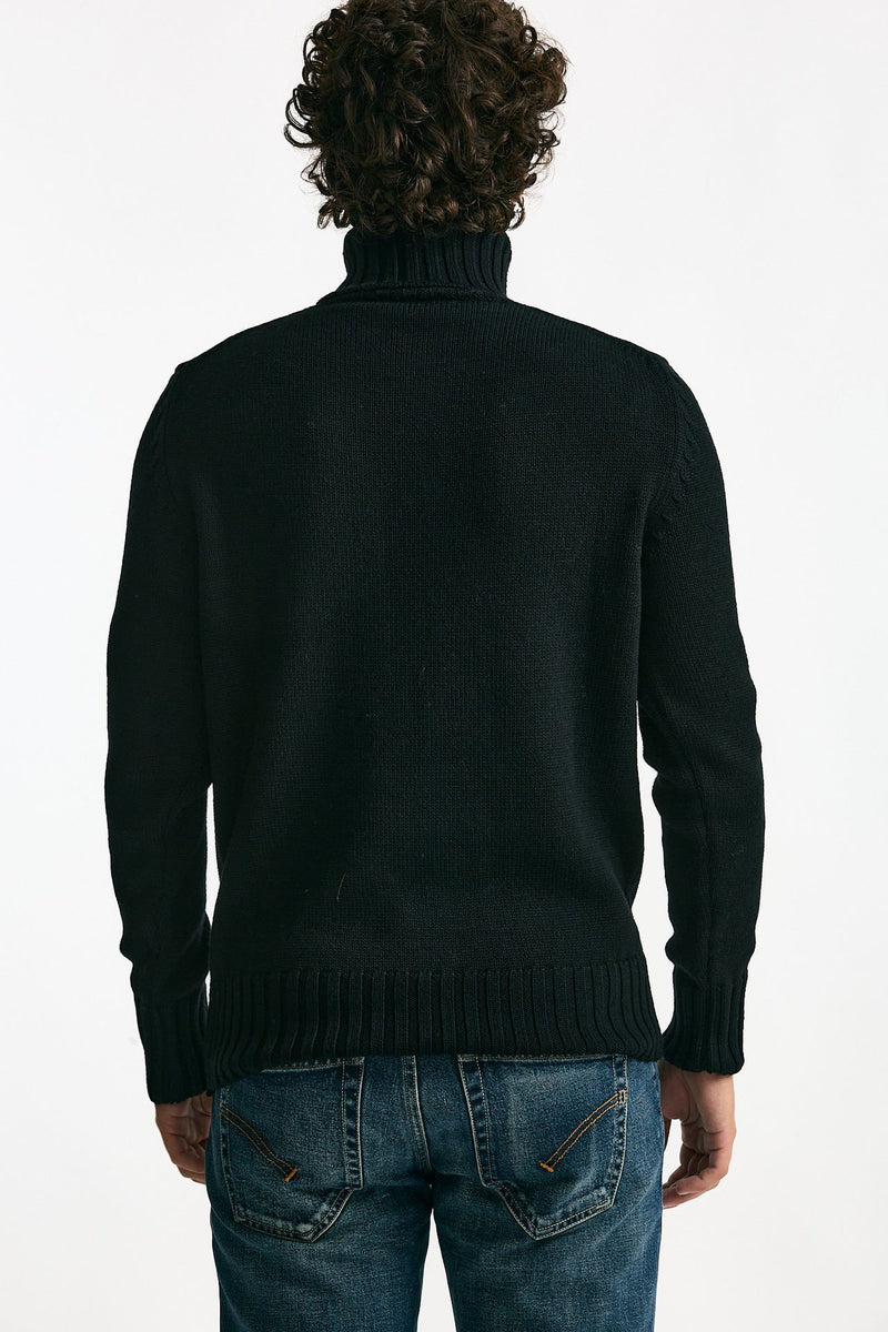 Dolcevita in lana nero men ( p - s ) - 1