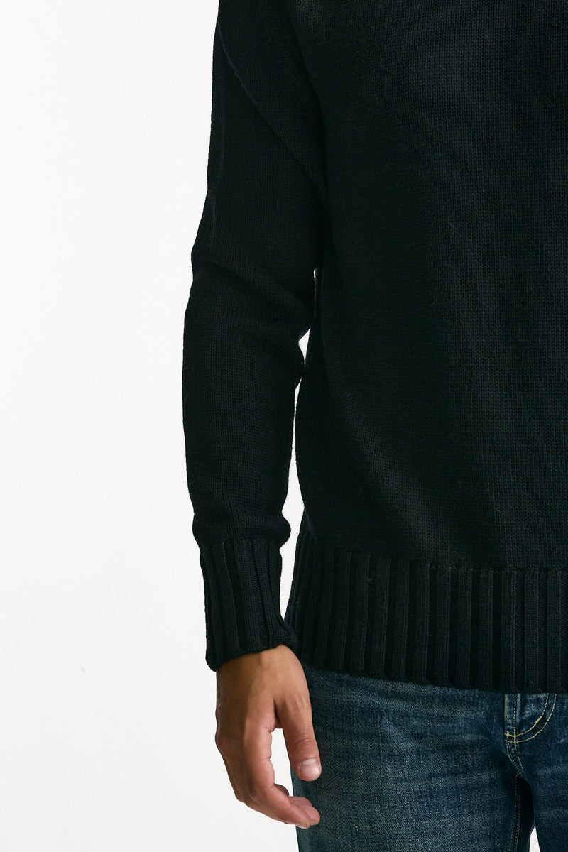 Dolcevita in lana nero men ( p - s ) - 6