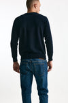 Maglia girocollo in cashmere blu men ( p - s ) - 3