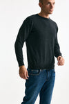 Maglia girocollo in cashmere grigio men ( p - s ) - 4