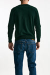 Maglia girocollo in cashmere verde men ( p - s ) - 3