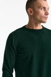 Maglia girocollo in cashmere verde men ( p - s ) - 5