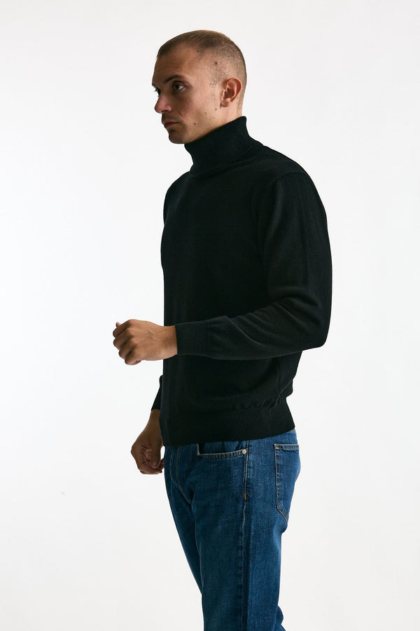 Dolcevita in cashmere nero men ( p - s )