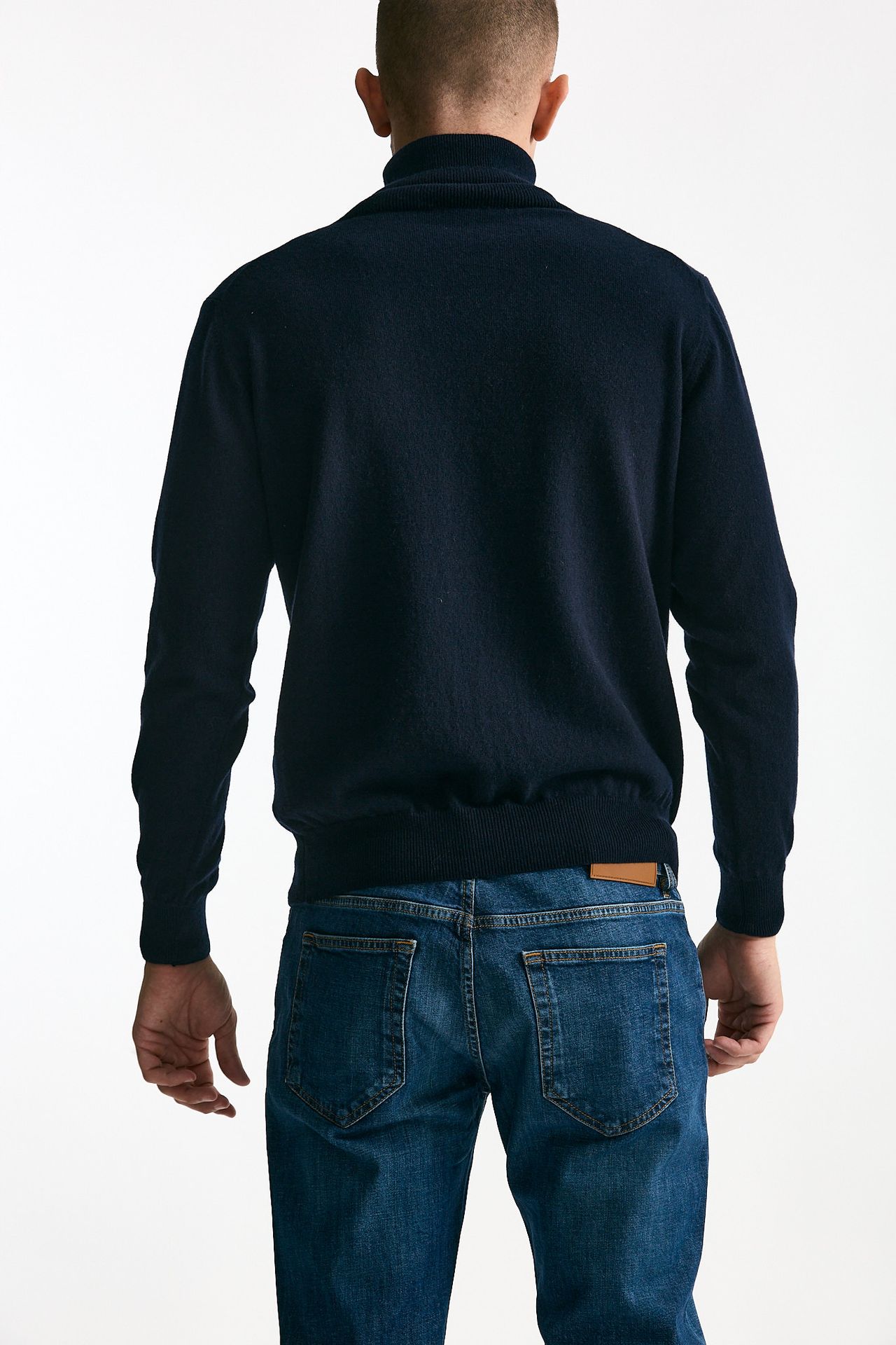 Dolcevita in cashmere blu men ( p - s ) - 3