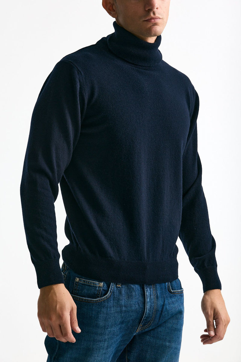 Dolcevita in cashmere blu men ( p - s ) - 4