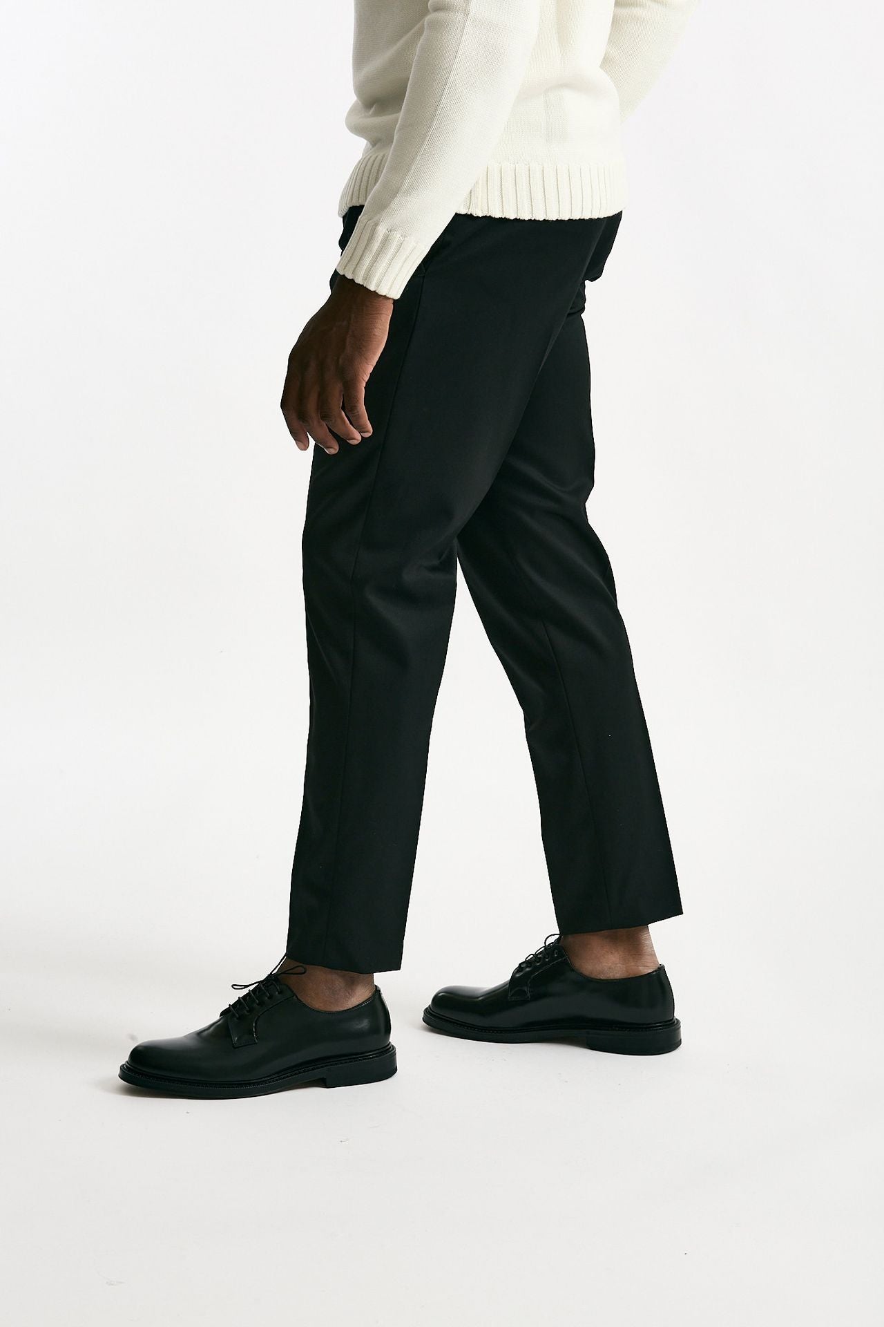 Pantalone EDGE-REBEL in lana ferma nero men Pt torino - 3