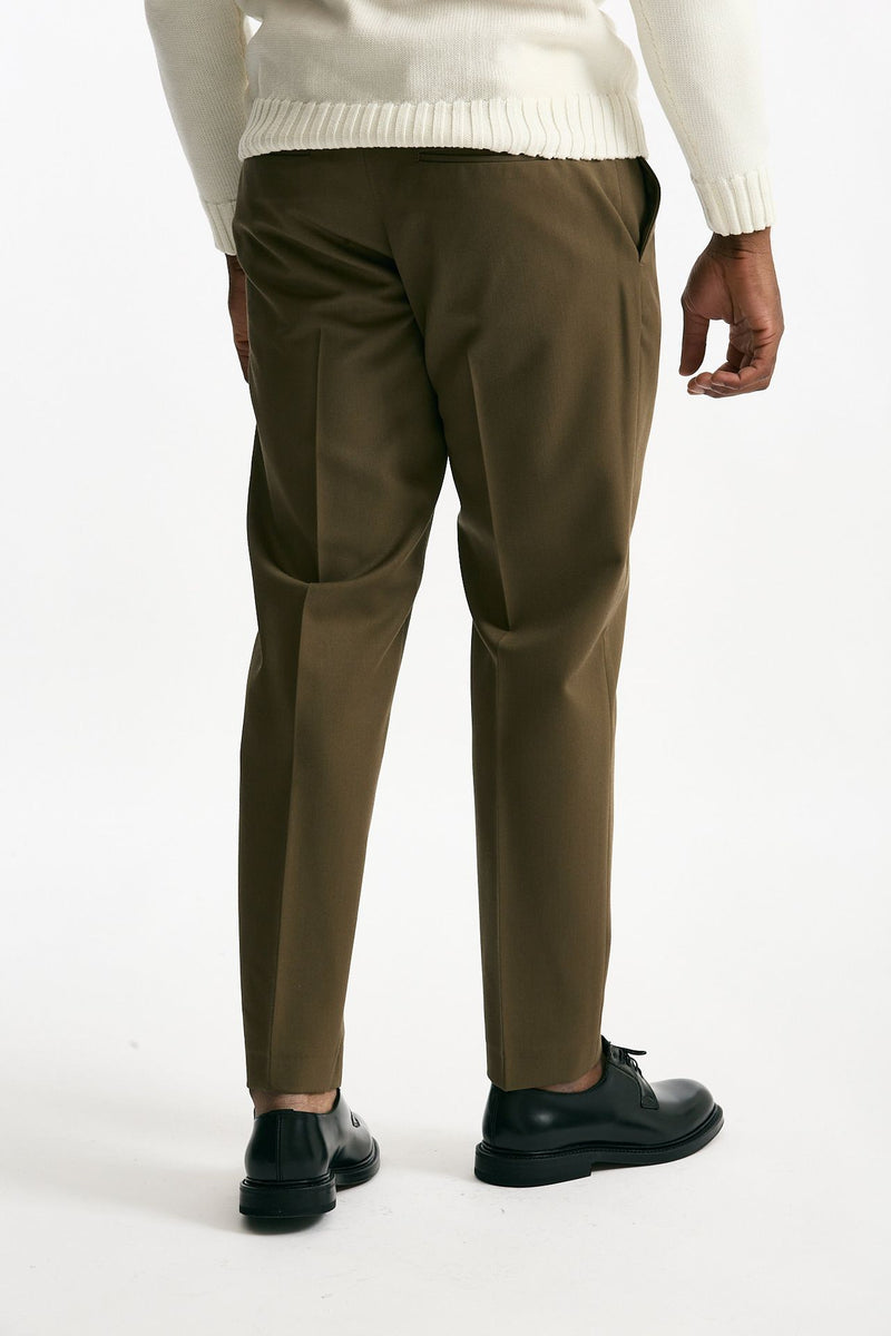 Pantalone EDGE-REBEL in lana cammello men Pt torino - 3