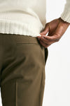 Pantalone EDGE-REBEL in lana cammello men Pt torino - 7