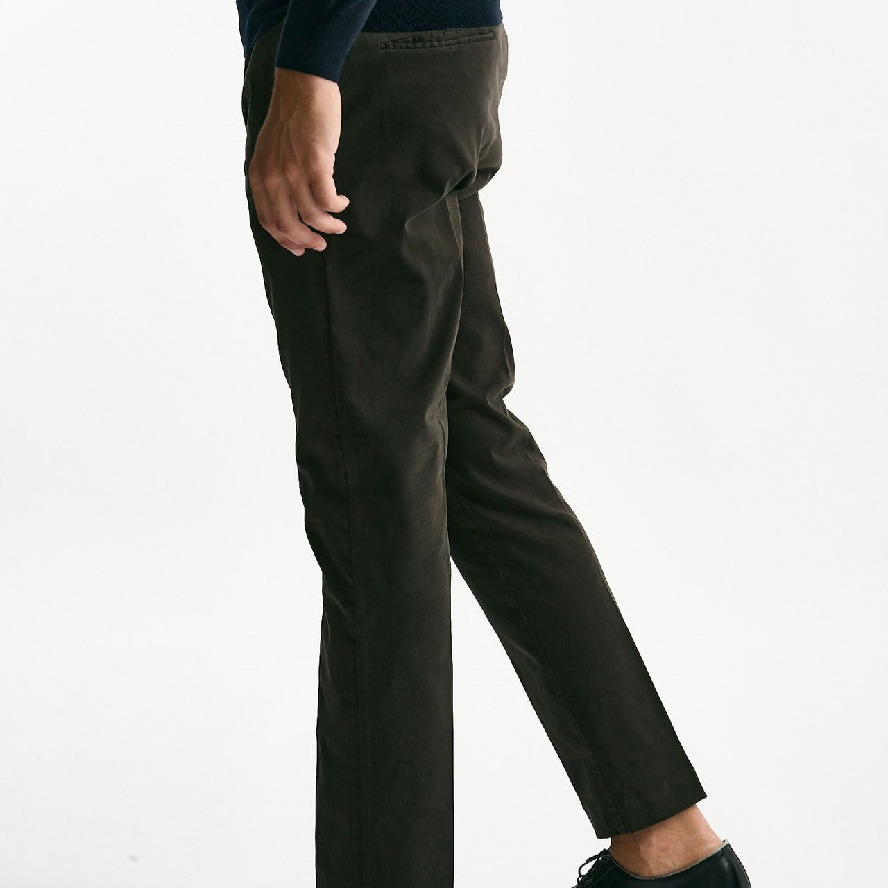 Pantalone EDGE- DIECI in cotone stretch  marrone men Pt torino - 8