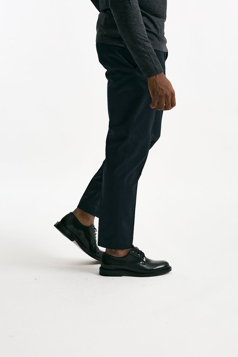 Pantalone EDGE-REBEL in cotone fermo blu men Pt torino - 4