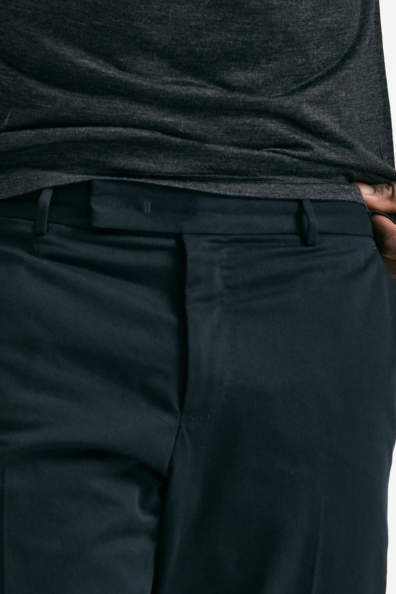 Pantalone EDGE-REBEL in cotone fermo blu men Pt torino - 5