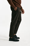 Pantalone EDGE-REBEL in cotone fermo marrone men Pt torino - 1
