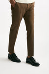 Pantalone EDGE- DIECI in lana stretch cammello men Pt torino - 4