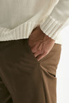 Pantalone EDGE- DIECI in lana stretch cammello men Pt torino - 6