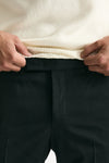 Pantalone EDGE-DIECI in lana stretch nero men Pt torino - 5