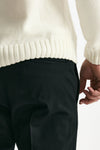 Pantalone EDGE-DIECI in lana stretch nero men Pt torino - 7