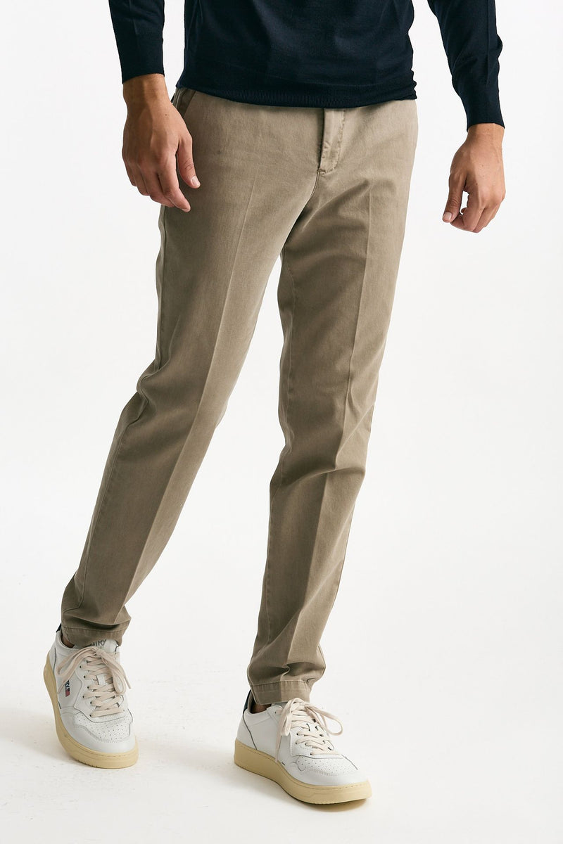 Pantalone MASTER FIT in cotone stretch  beige men Pt torino - 4