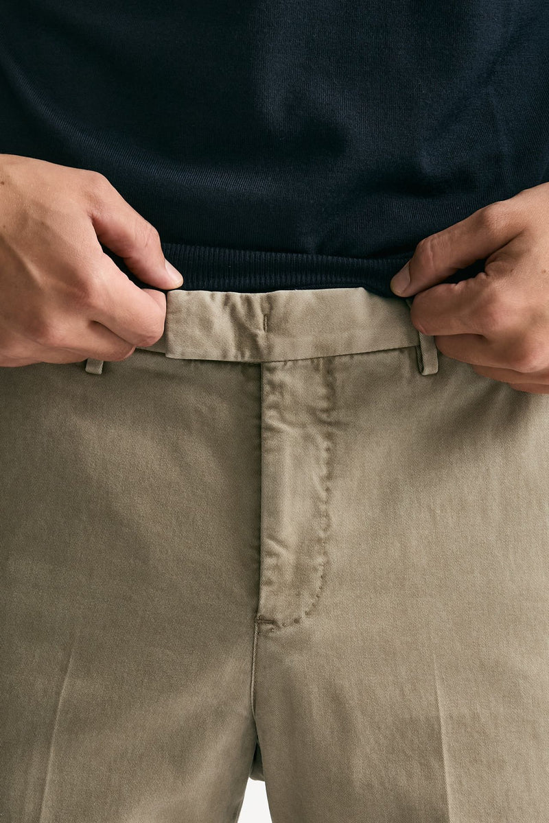 Pantalone MASTER FIT in cotone stretch  beige men Pt torino - 5