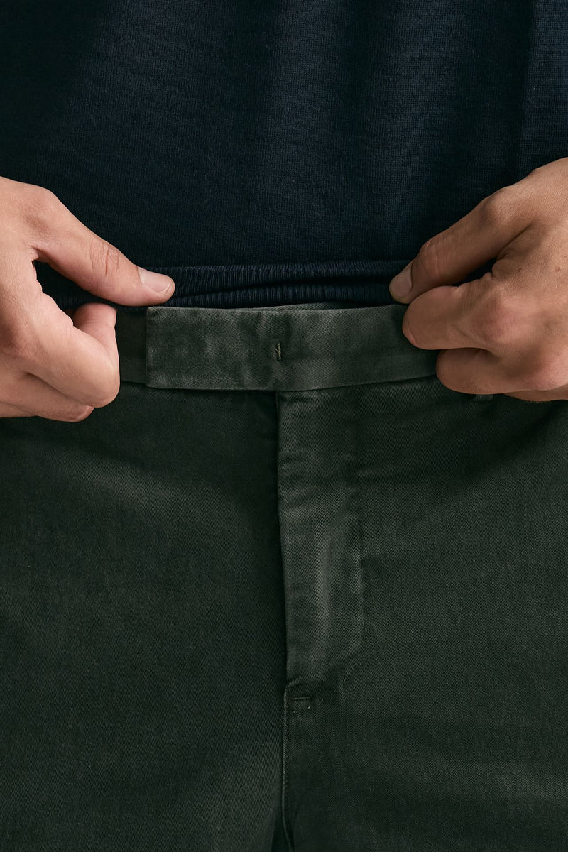 Pantalone MASTER FIT in cotone stretch verdone men Pt torino - 5