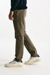 Pantalone MASTER FIT in cotone stretch  tortora men Pt torino - 1