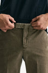 Pantalone MASTER FIT in cotone stretch  tortora men Pt torino - 5