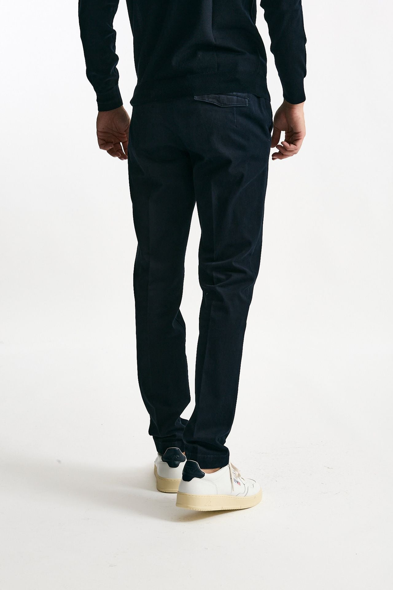 Pantalone MASTER FIT in cotone stretch blu men Pt torino - 3