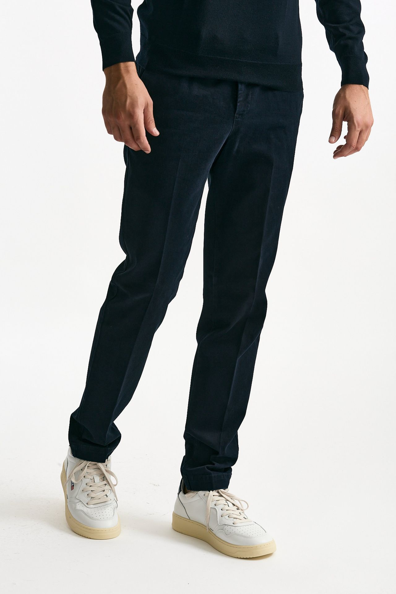 Pantalone MASTER FIT in cotone stretch blu men Pt torino - 4