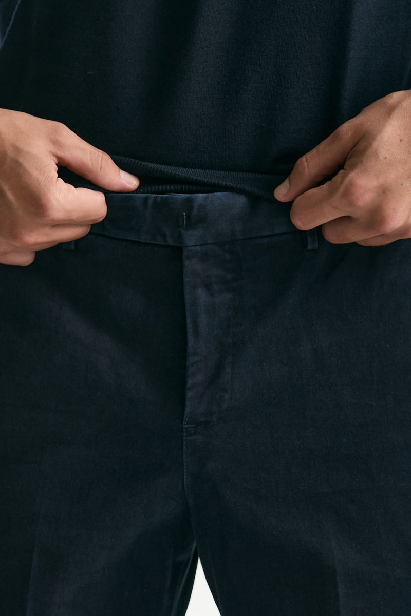 Pantalone MASTER FIT in cotone stretch blu men Pt torino - 5