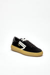 Sneaker 1.01 FURIA vintage in pelle scamosciata vegana nero men Puraai - 2