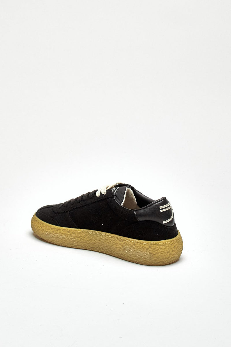 Sneaker 1.01 FURIA vintage in pelle scamosciata vegana nero men Puraai - 3