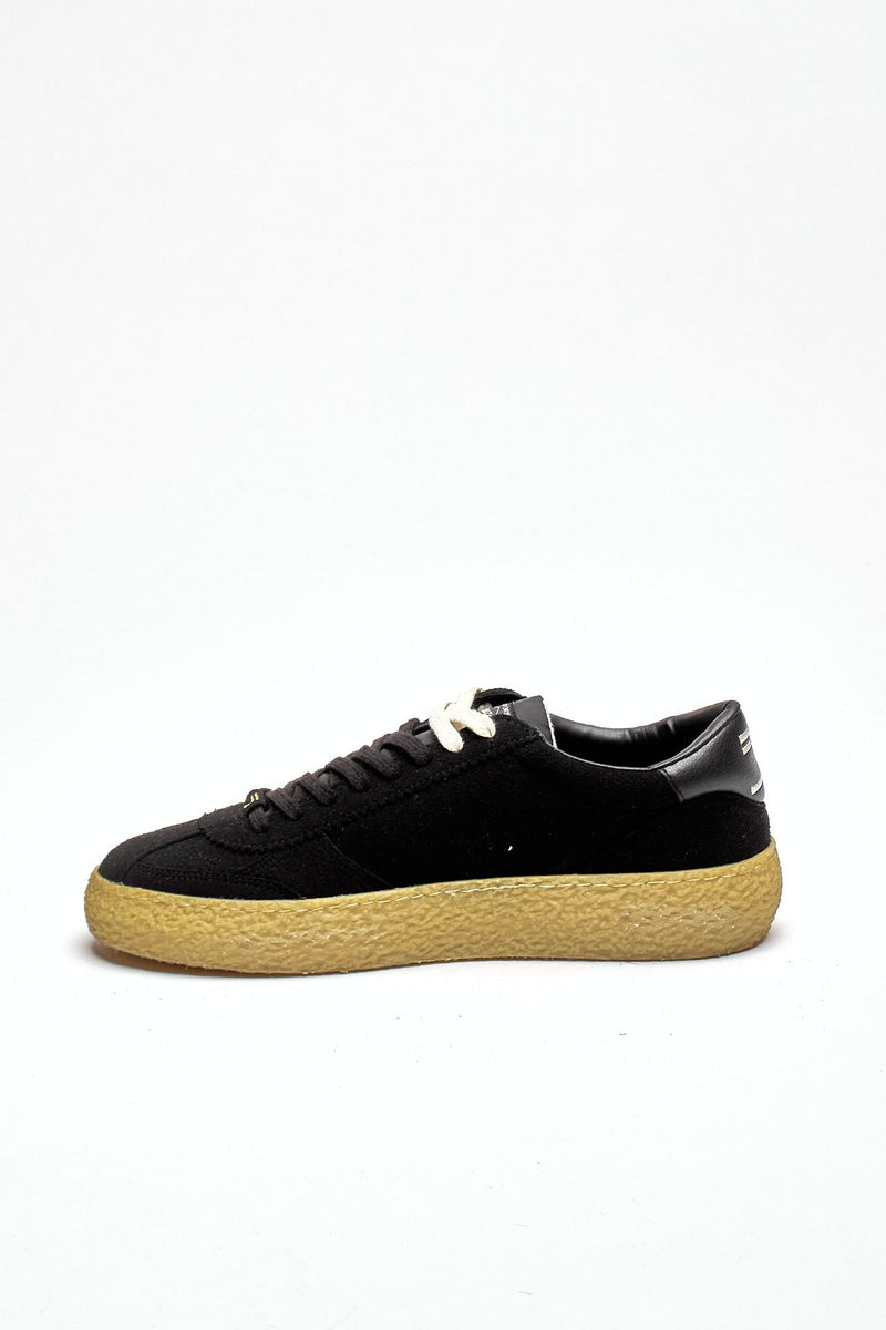 Sneaker 1.01 FURIA vintage in pelle scamosciata vegana nero men Puraai - 4