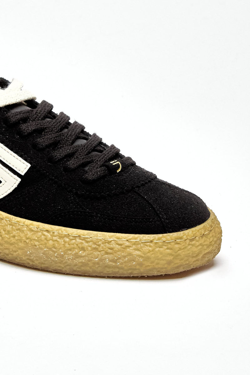 Sneaker 1.01 FURIA vintage in pelle scamosciata vegana nero men Puraai - 5