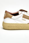 Sneaker 1.01 BISCOTTO in ecopelle vintage bianco men Puraai - 6
