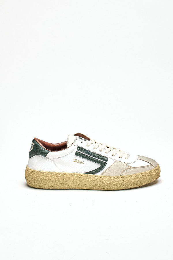 Sneaker 1.01 VISCHIO in ecopelle vintage bianco men Puraai