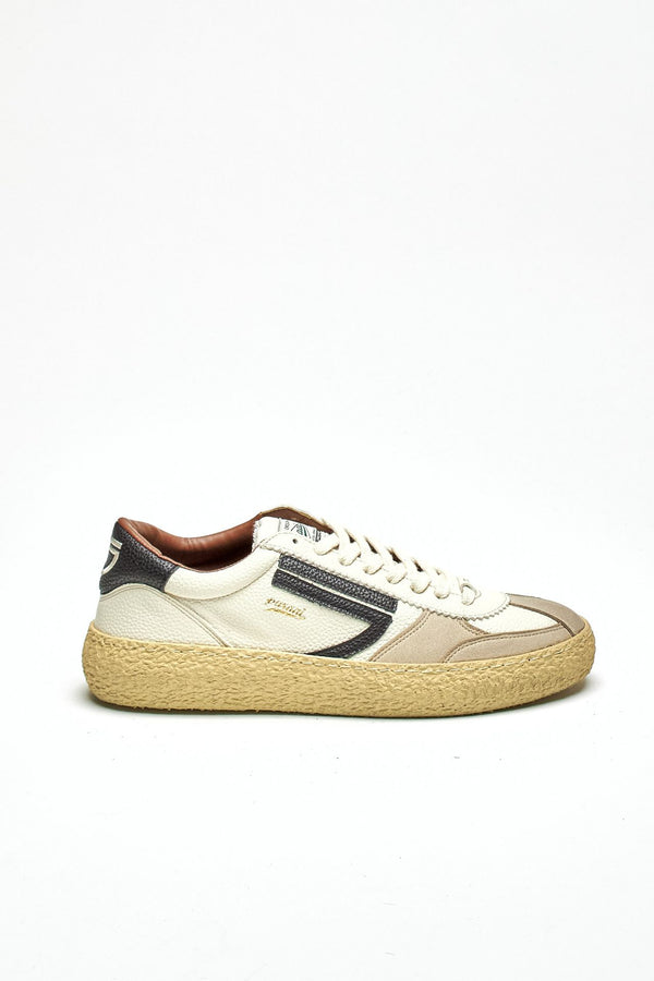 Sneaker in ecopelle 1.01 OSSO vintage bianco men Puraai